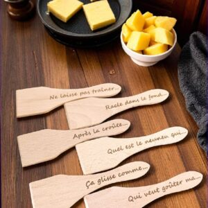 set de 6 spatules à raclette "À compléter..."